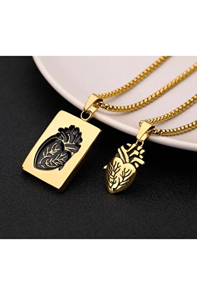 DeNors Valentine's Day Gift – Set of 2 Heart Couple Necklaces | Gift for a Lo...