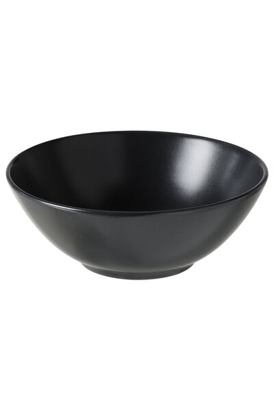 IKEA FÄRGKLAR Bowl, matte dark gray, 19 cm