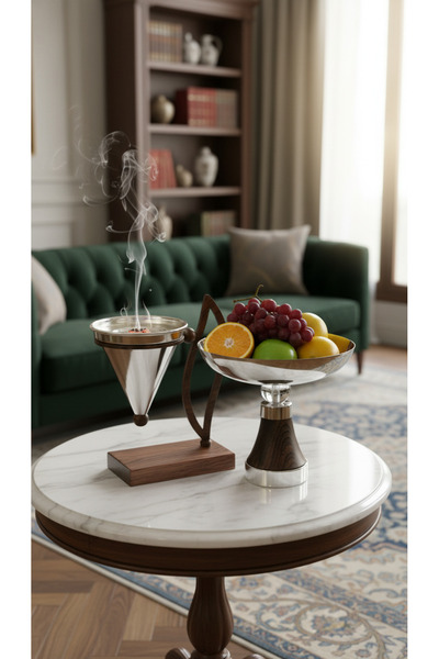 Generic Date-themed sweets holder set with incense burner in an elegant design