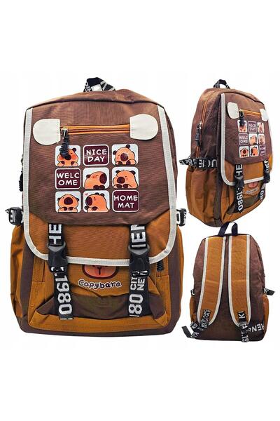 Other Capybara School Backpack Large For School Capybara Travel Bag