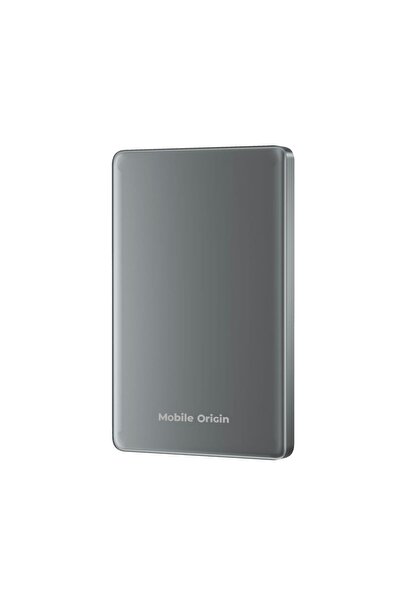 Mobile Origin 5000mAh PowerBank, 20W PD, 15W Wireless, USB-C, Grey