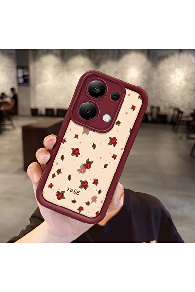 Hontinga حافظة هاتف من مادة السيليكون المقاومة للصدمات باللون الأحمر الوردي م...