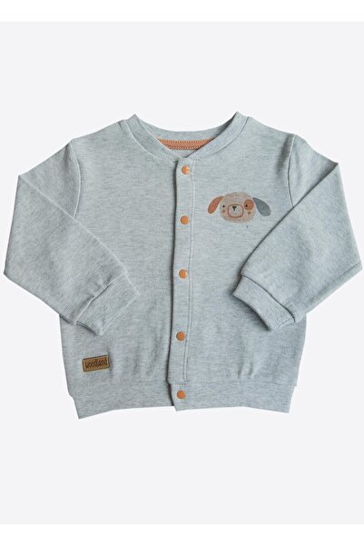 kitikate كارديجان وودلاند العضوي باللون الرمادي