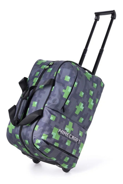 MINECRAFT Minecraft Rolling Travel Bag, Multicolor