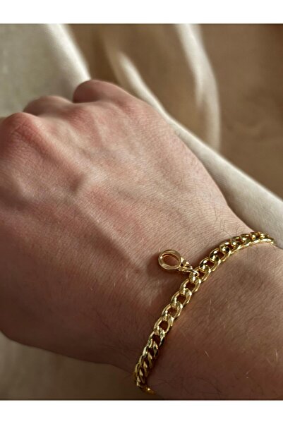 bijoux uniques Gold Ö harfli çelik gurmet bileklik