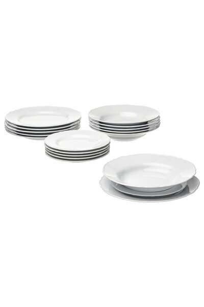 IKEA UPPLAGA Service 18 Pieces, White