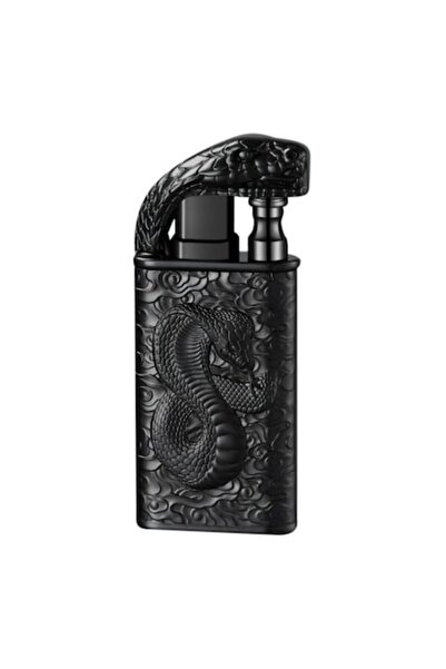 Ems Cobra metal pocket lighter, rechargeable with gas, with 2 ignition system...