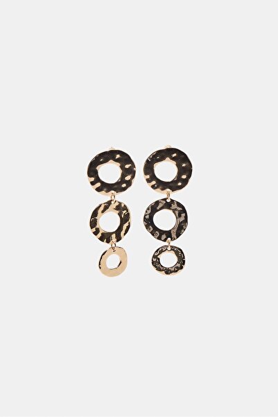Stradivarius Maxi textured earring