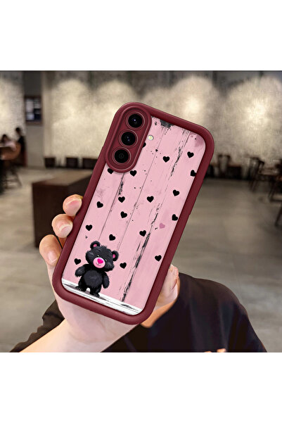 Hontinga حافظة هاتف من مادة السيليكون المقاومة للصدمات على شكل قلب باللون الع...