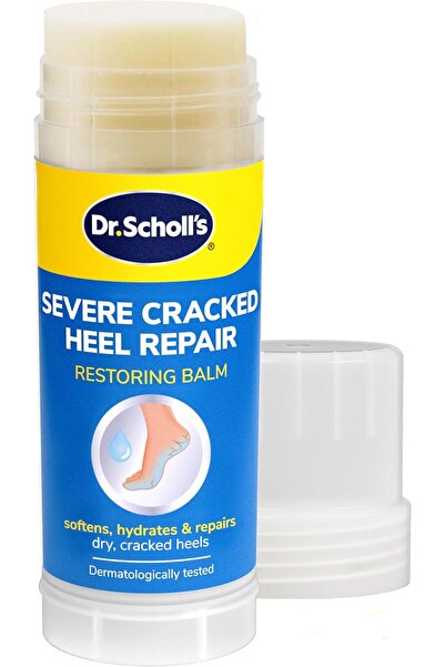 Dr. Scholl's بلسم ترميمي لإصلاح تشققات الكعب الشديدة، 2.5 أونصة، يحتوي على 25...