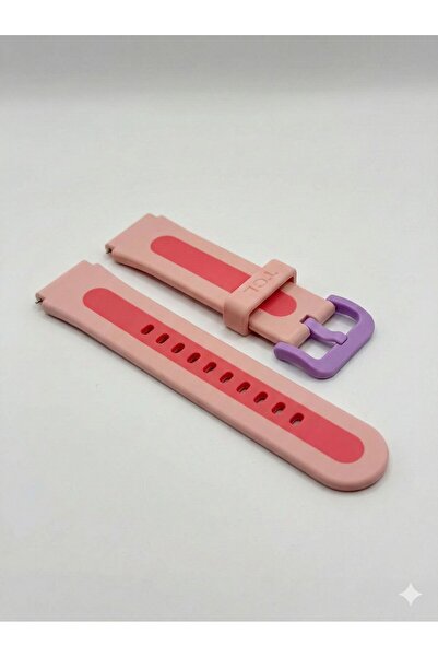 TCL Movetime MT48- MT48X Family Saat Pembe Renk Kordonu / Kayışı
