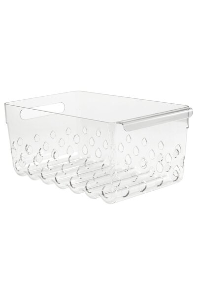 IKEA KLIPPKAKTUS Refrigerator Storage Box, Transparent, 30 x 19 x 14 cm