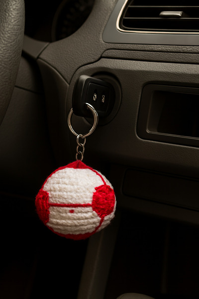 MUGUSA HEDİYELİK Hand Knitted - Amigurumi Turkey Keychain