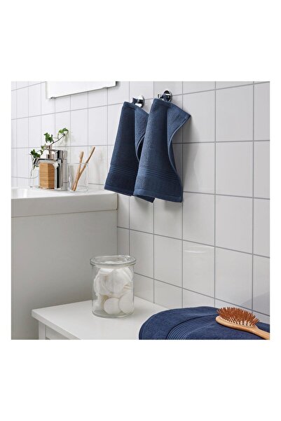 IKEA Fredrıksjön Hand Towel Dark Blue 30X30 cm 80496681