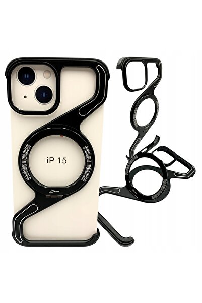 Other Case for iPhone 15 Armored Magsafe Metal Case Titanium Holder