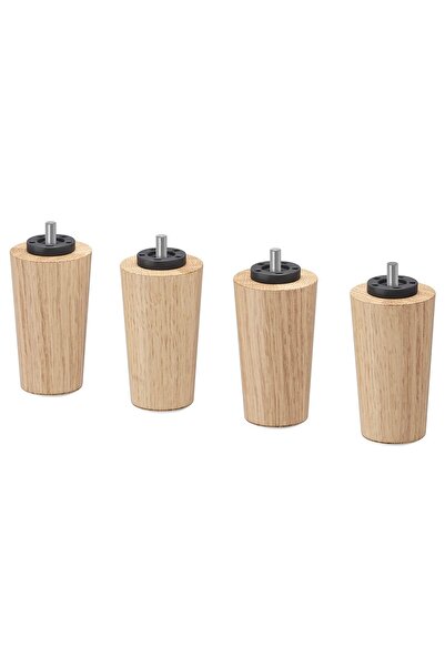 IKEA BRYNILEN Leg, Oak, 10 cm