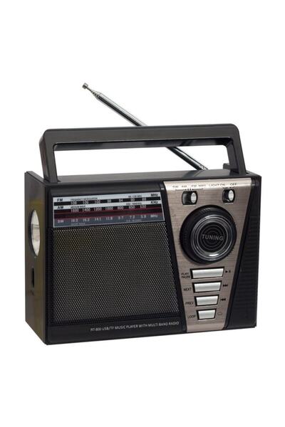 Aksar Bluetooth, Nostalji Müzik Çalar ,şarjlı 3 Band Radyo ,usb, Sd ,aux, Rt-800