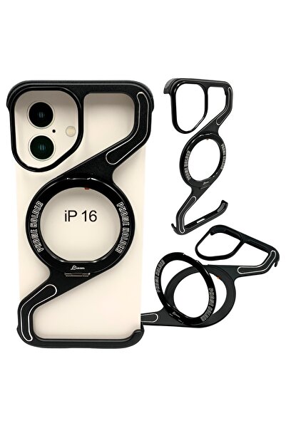 Other Case for iPhone 16 Armored Magsafe Metal Case Titanium Holder