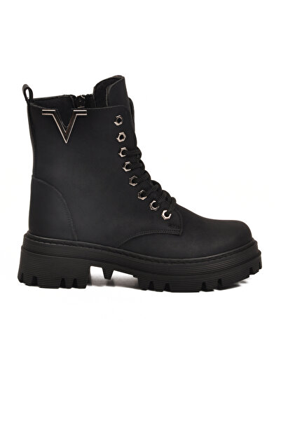 AYAKMOD Black Emerald Zippered Women's Boots 514531 Z