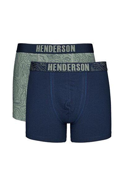 Henderson Men's Boxer Briefs Shorts 2-Pack Longer Legs Underwear Cotton & Ela...