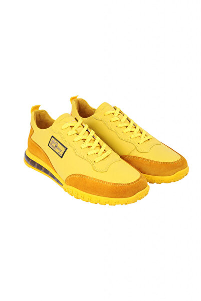 MARCOMEN Pantofi casual barbati galben, MARCOMEN, piele naturala - intoarsa, 44