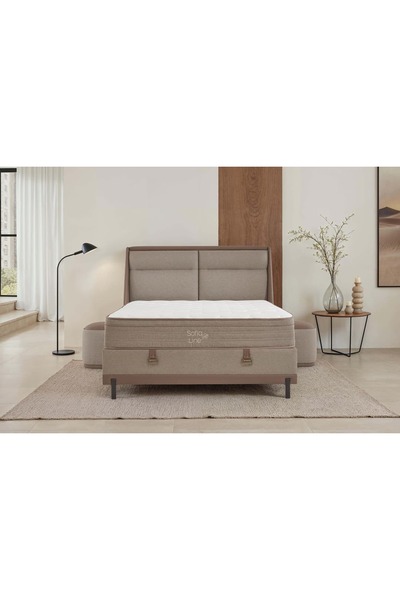 Konfor Yatak Sofia 3'lü Set Baza Başlık Yatak Seti
