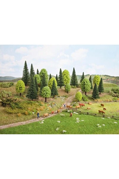 Noch 26911 Karışık Orman Ağaçları, 10 Adet, 5-14 cm. Diorama Malzemesi