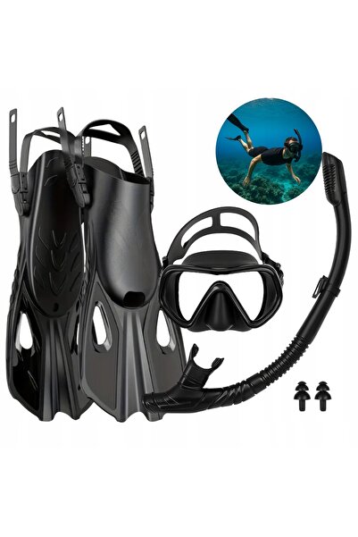 Other Diving Set Mask with Snorkel Fins for Swimming Sizes 38-42