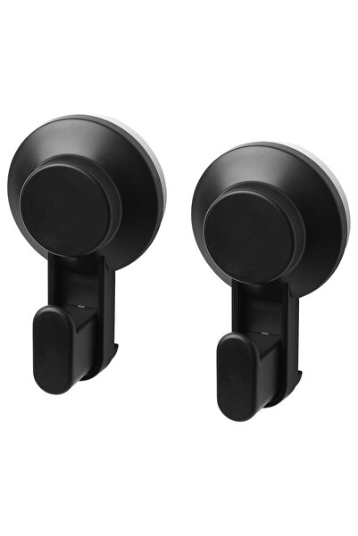 IKEA TISKEN Suction Hook, Black