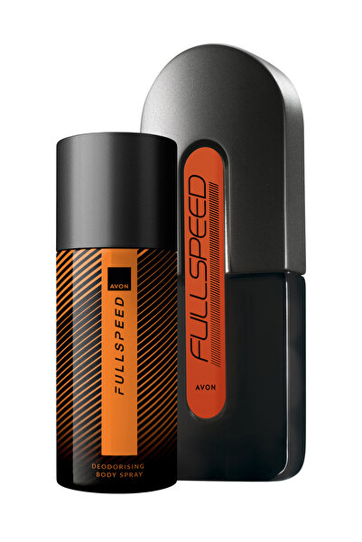 AVON Full Speed (Eski Şişe) Erkek Parfüm Edt ve Full Speed Deodorant İkili Paket