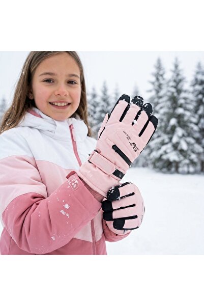 PIECE SIGNATURE Άνετα γάντια χιονιού με γούνα στο εσωτερικό για γυναίκες