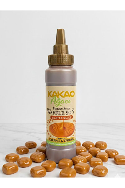 KAKAO AĞACI Karamel Belçika Waffle & Krep & Pankek & Tatlı & Dondurma Sosu - ...
