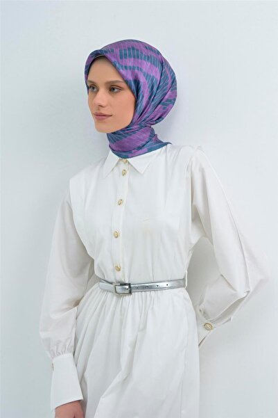 Armine Eșarfă din mătase pură tip twill 9525D 90