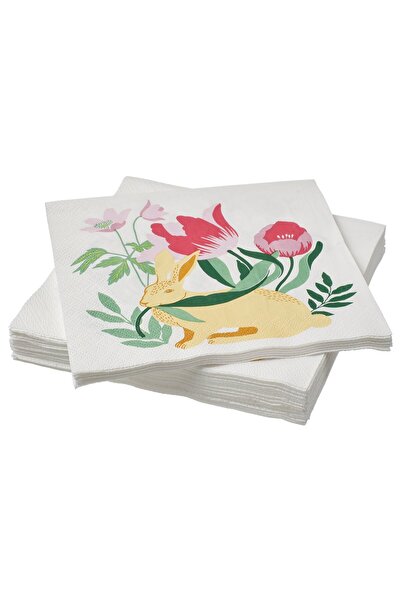 IKEA TJÄRLEK Paper Napkin, Patterned, 33 x 33 cm