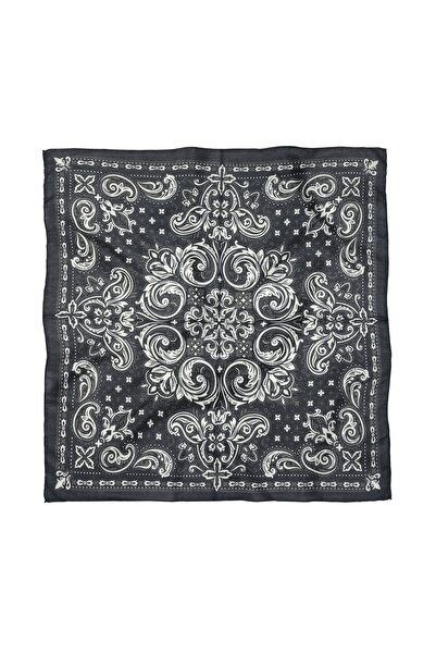 Sultan İpek Cotton Polyester Ethnic Patterned Scarf / Bandana 60X60Cm