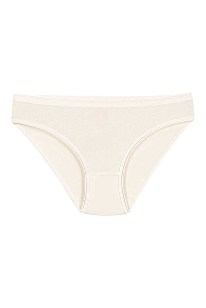 YILDIZ Seamless Lycra Bikini Women's Panties 6-Piece Ecru