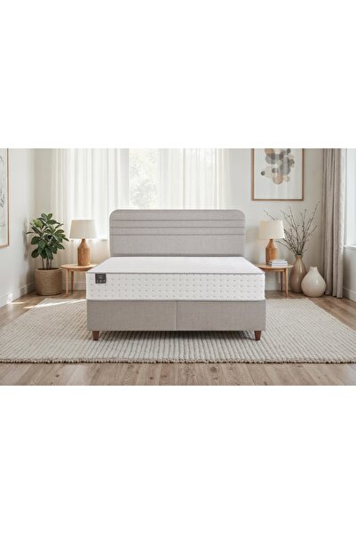 Konfor Yatak Pure 3'lü Set Baza Başlık Yatak Seti