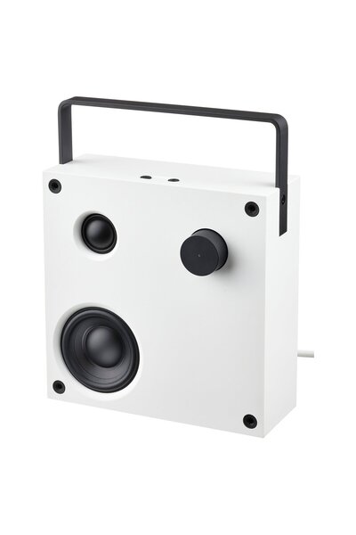 IKEA VAPPEBY Bluetooth Speaker, white/grey