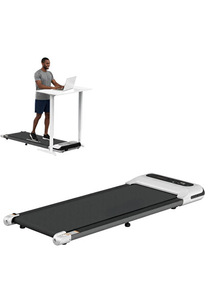 Fitness World جهاز مشي 2 في 1 بسعة 90 كجم، ومحرك بقوة 1 حصان، وجهاز تحكم عن ب...