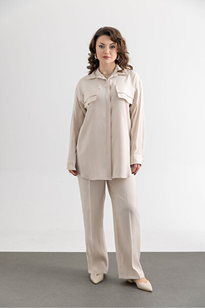TUĞBA ERGÜL Women's Tunic Pants Set
