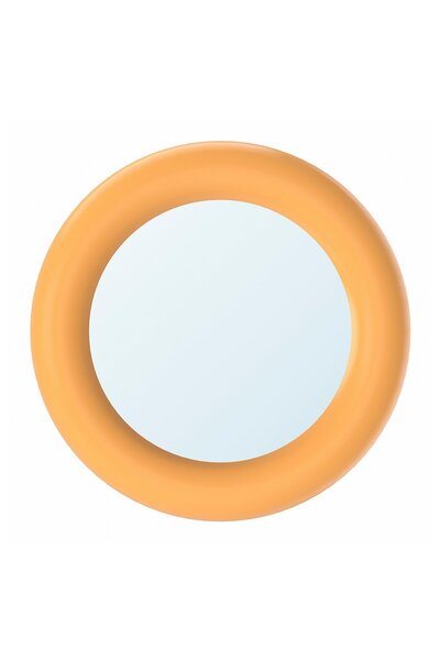 IKEA HUMLESJÖN Suction Cup Mirror, Orange