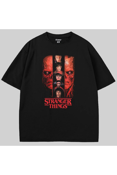 Crazy Μπλουζάκι Vecna και Παιδιά από το Stranger Things oversized