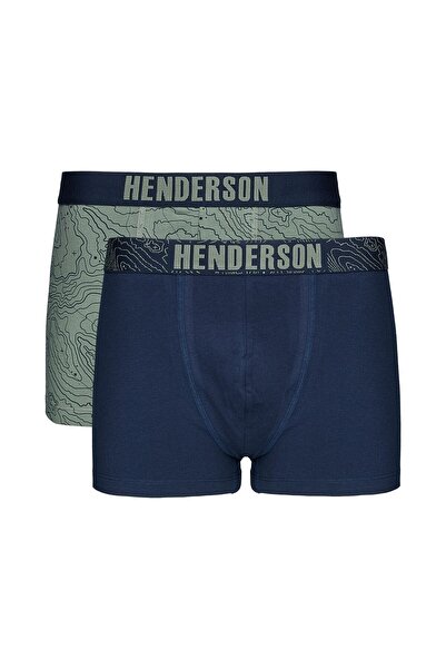 Henderson Men's Classic Boxer Briefs Shorts 2-Pack Underwear Cotton & Elastan...