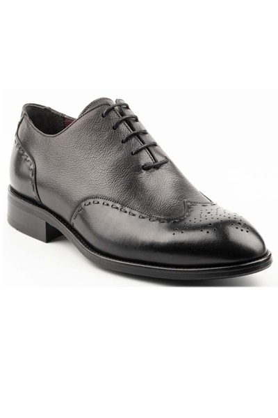 MARCOMEN MARCOMEN shoes, black, genuine leather, 44 EU