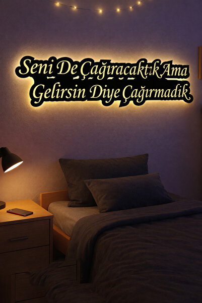 Lucenda LED Işıklı Dekoratif Duvar Tablosu Motivasyon, Atarlı & Anlamlı Söz T...