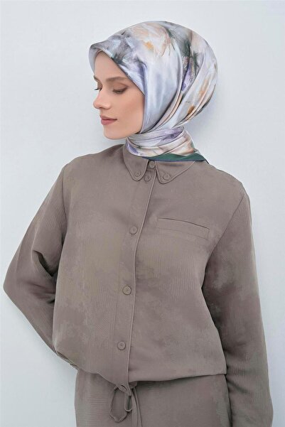 Armine Pure Silk Twill Scarf 9515D 01