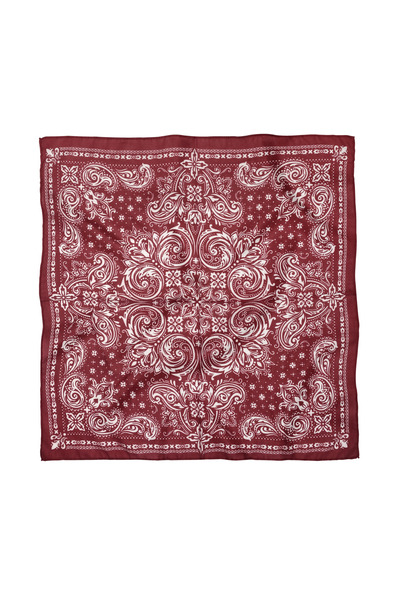 Sultan İpek Cotton Polyester Ethnic Patterned Scarf / Bandana 60X60Cm