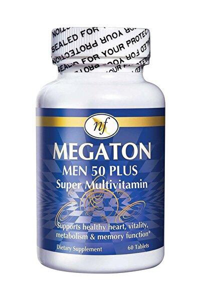Natural Fervor Nf Megaton Men 50 Plus 60 Tabs