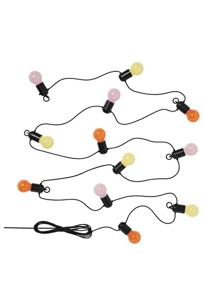 IKEA SOLVINDEN LED Light Garland 12 Bulbs, Outdoor/Multicolor