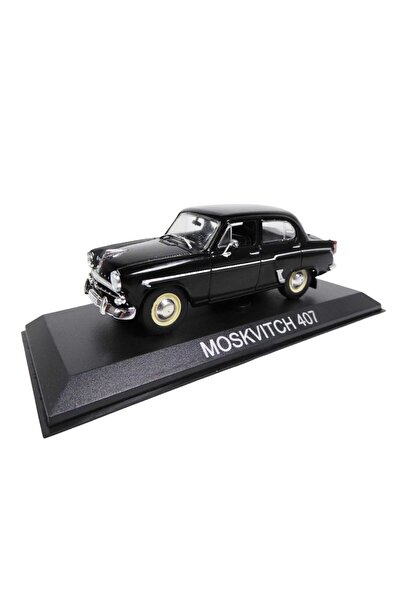 JPT Moskvitch 407 Diecast Μοντέλο Κλίμακας 1:43 - Μαύρο